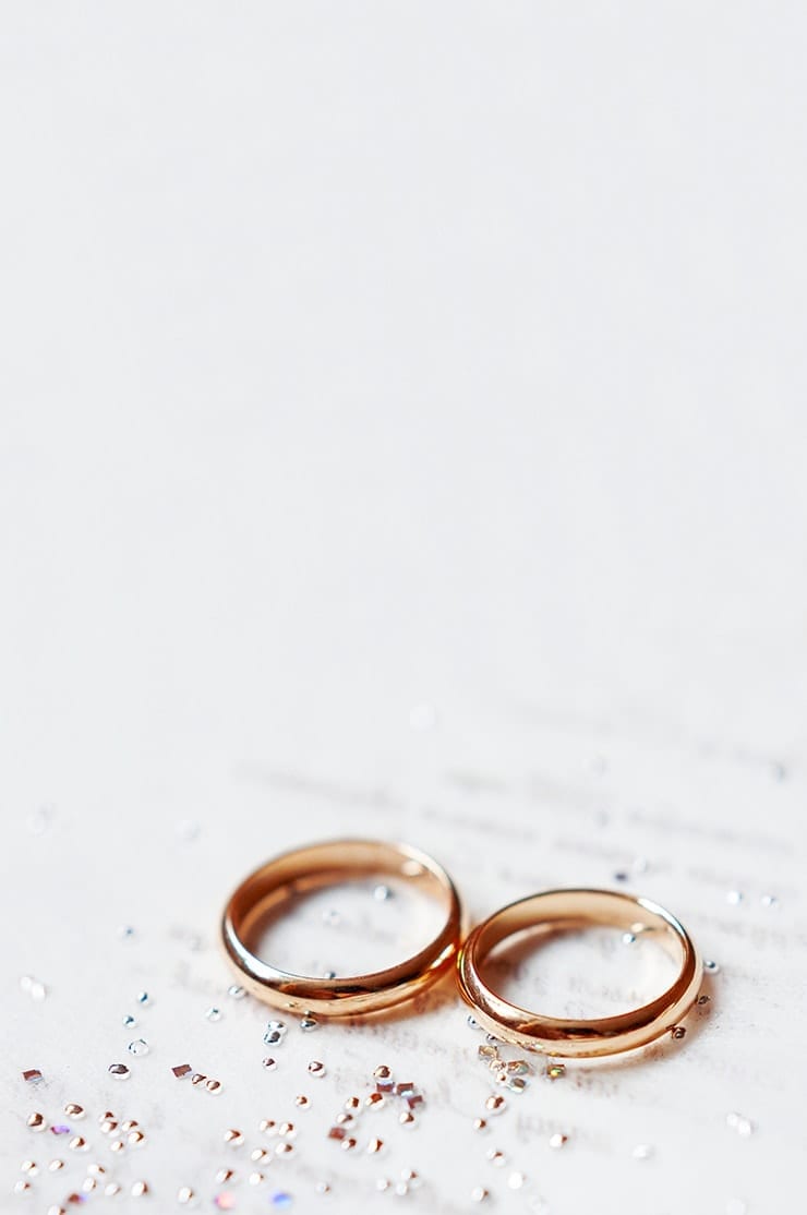 Rings on a table