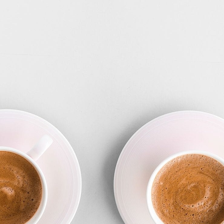 Two cups of coffee